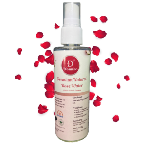 D'osmiec Premium Rose Water | Steam Distilled Rose Water | Face Toner | Skin Toner & Makeup Remover | Alcohol Free | Pack of 1| (100 ml)