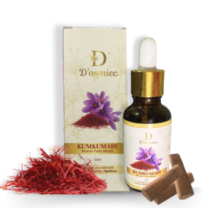 D'osmiec Kumkumadi Miracle Face Serum for Glowing Skin | Brightens Skin | Hydrating & Anti-Aging | (25 Herbs)